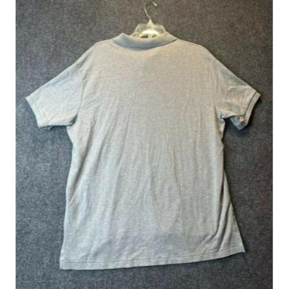 Polo Ralph Lauren Men's XL Polo Shirt Grey Gray With Blue Pony Logo Custom Fit - Picture 4 of 8